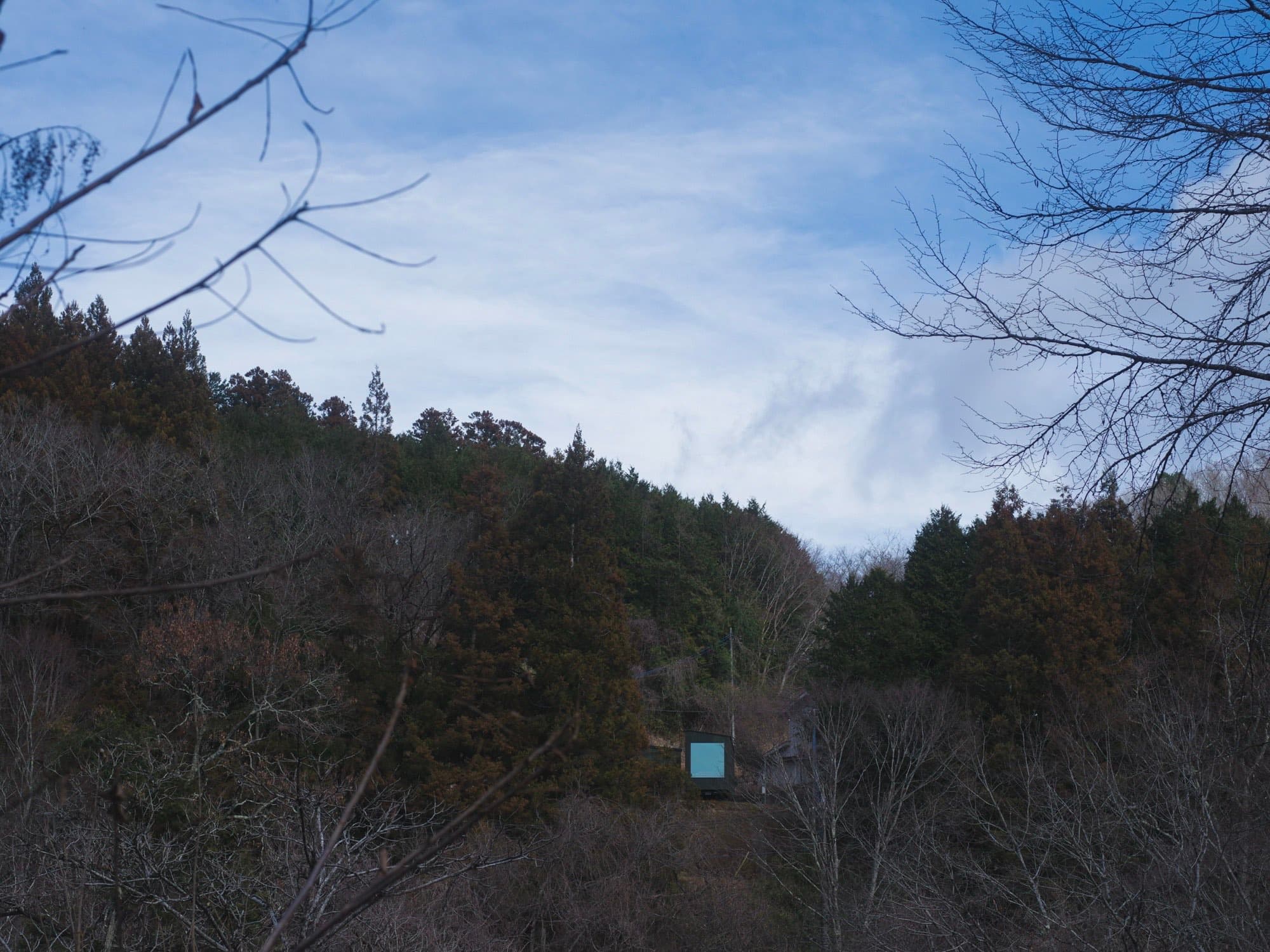 inou studio on a forested hillside in Fujino, Kanagawa